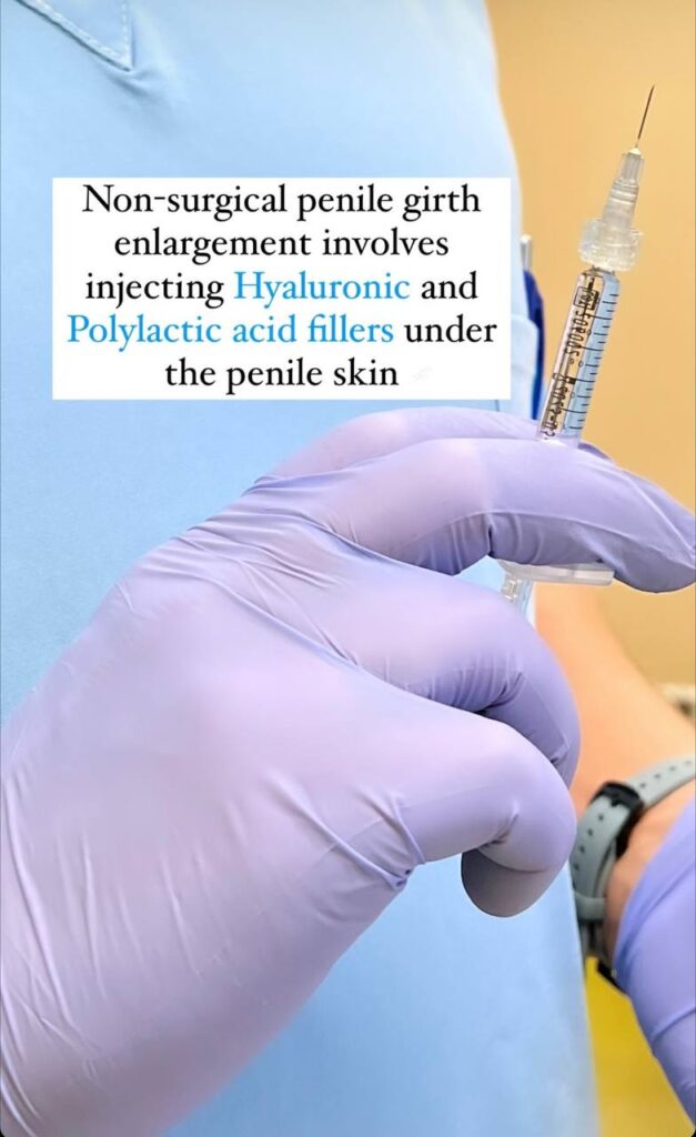 Penis enlargement injections in UAE and Europe